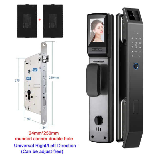 YKESDL 3D Face Recognition Door Lock With Camera Fingerprint