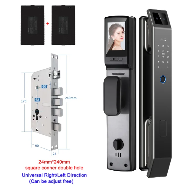 YKESDL 3D Face Recognition Door Lock With Camera Fingerprint