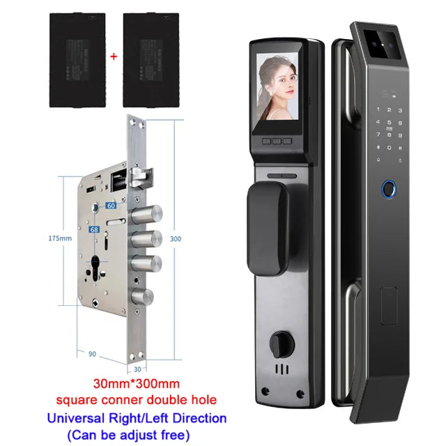 YKESDL 3D Face Recognition Door Lock With Camera Fingerprint