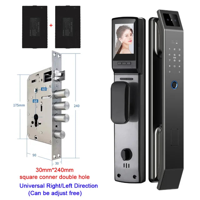 YKESDL 3D Face Recognition Door Lock With Camera Fingerprint