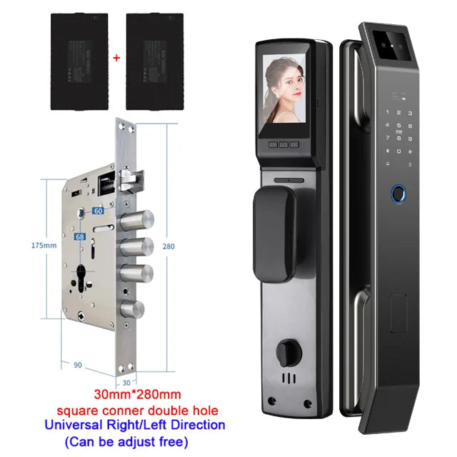 YKESDL 3D Face Recognition Door Lock With Camera Fingerprint