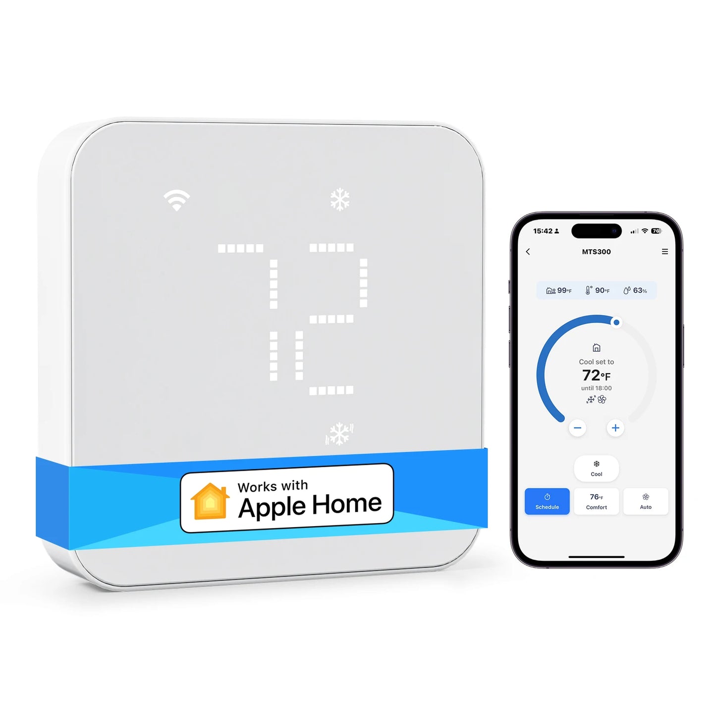 Matter Smart Thermostat for US Wifi Alexa HomeKit Compatible