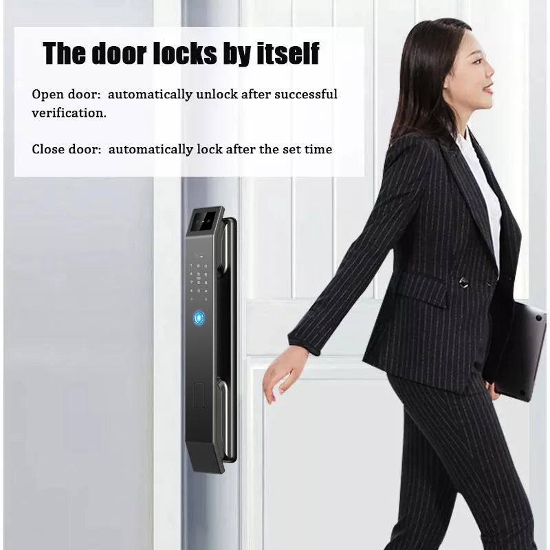 YKESDL 3D Face Recognition Door Lock With Camera Fingerprint