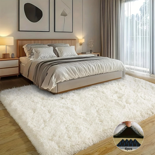 Aubusson Style Soft Shag Rug Non Slip for Home Living
