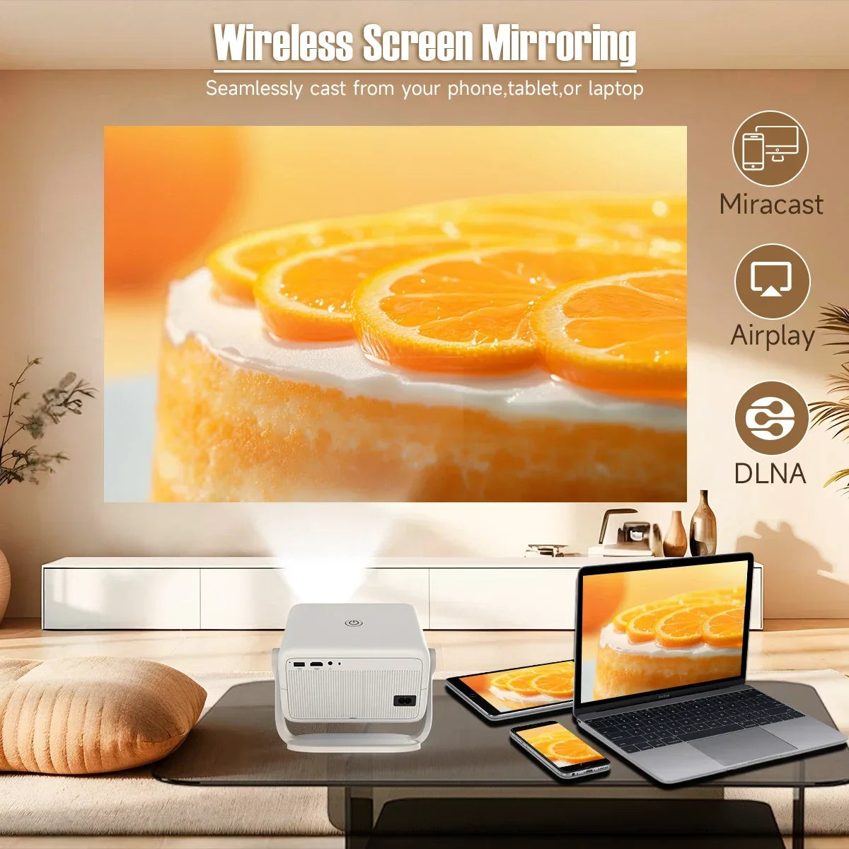 Magcubic 650ANSI L018 Projector With Auto Focus WIFI6