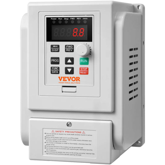 SucceBuy 2.2KW VFD Inverter Variable Frequency Drive Converter AC 220V 3P Output Speed Controller for Water Pump Motor CNC