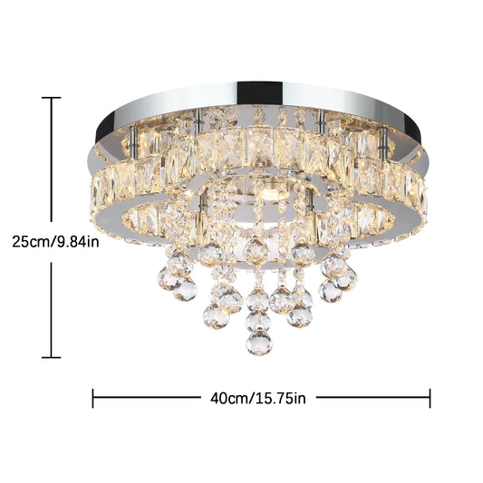 VETRULUS Crystal Chandelier Luxury Pendant Ceiling Lamp